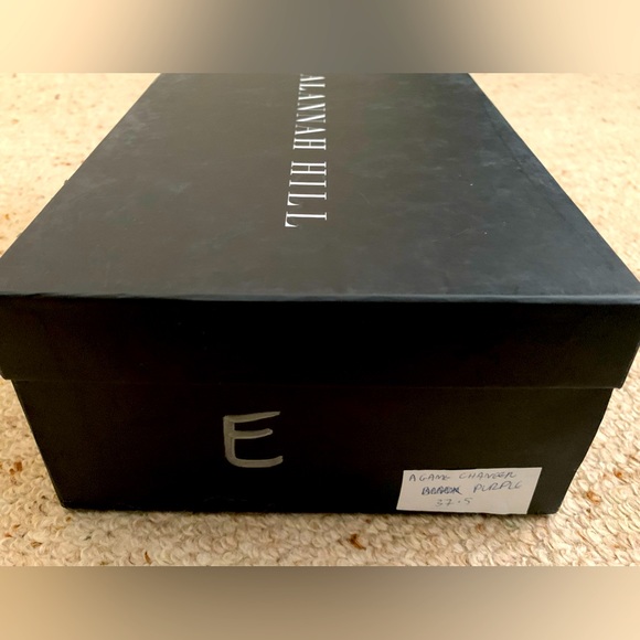 ✨Host Pick✨ Brand New Alannah Hill Burgundy Leather Heels Size 37.5 - Picture 6 of 6